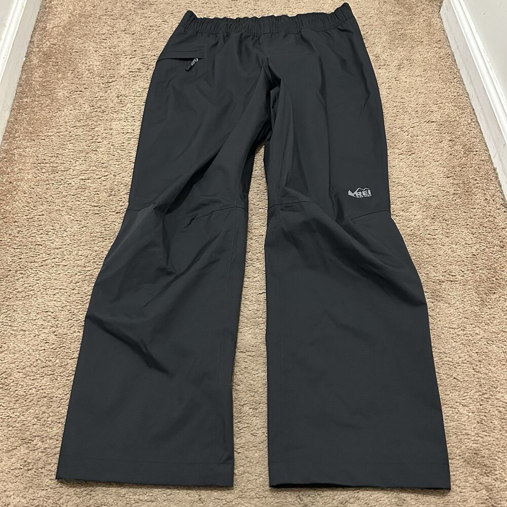 REI Co-op Rainier Rain Pants - Women's Size Small Black Waterproof Hiking